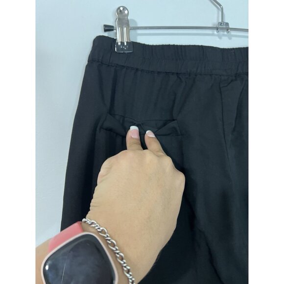 Marine Layer Re-Spun Black Side Pocket Elastic Waist Tapered Pants Size XS - Picture 5 of 9